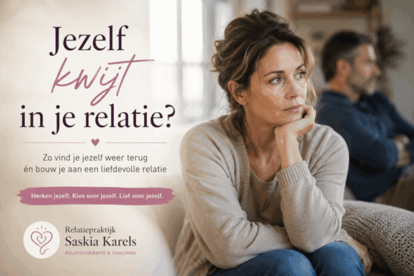 Jezelf kwijt in een relatie: vrouw voelt zich emotioneel verwijderd van haar partner.
